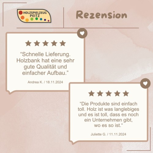 Was unsere Kunden zur Kinder Sitzbank mit Garderobe sagen