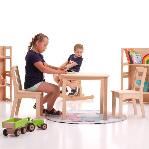 Kindetisch Stuhl Set aus Massivholz