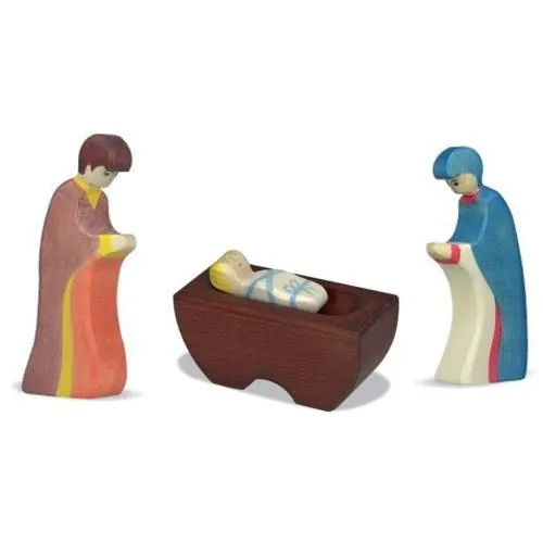 Kleines Krippenfiguren Set Heilige Familie | Holztiger | Weihnachtskrippen