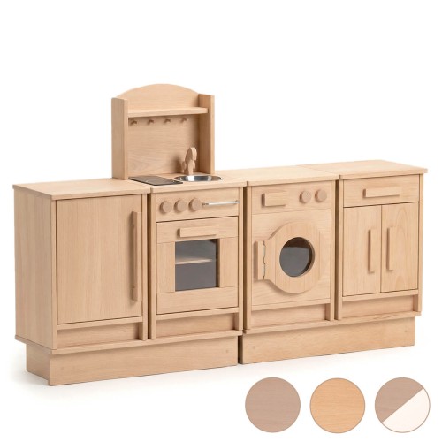 Küchenset 6 aus Massivholz
