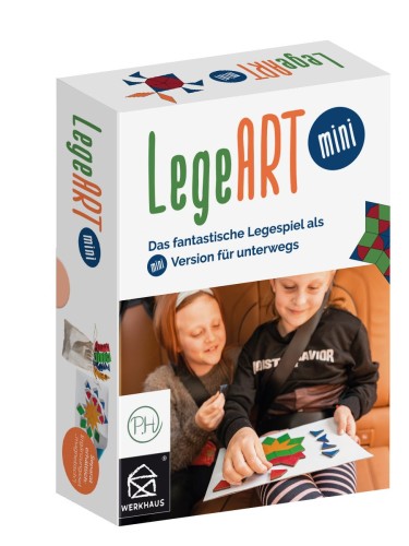 LegeART mini Verpackung mit Bild vom Reisespiel aus Holz