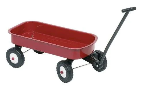 Goki Kinderbollerwagen Leiterwagen - Bio-Babyspielzeug – Feinmotorik fördern – pädagogisches Spielzeug – Waldorf geeignet