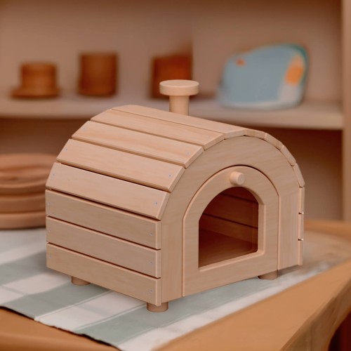 Kinder Pizzaofen in einem Kinderzimmer