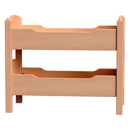 Puppen Etagenbett - Seitenansicht