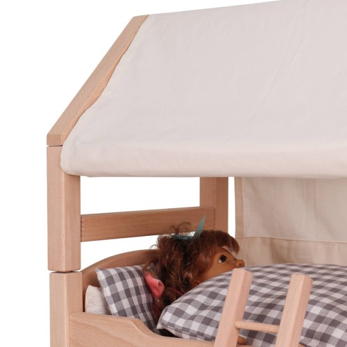 puppenbett-puppenmoebel mit dach und himmel abmessung
