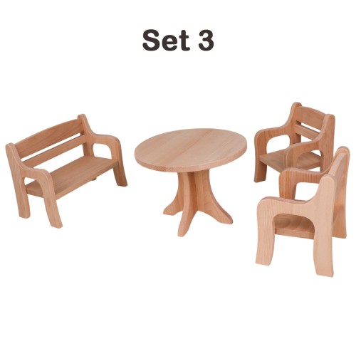 puppenmoeel im set 3 besteht aus tisch stuhl und bank puppenmoeel im set 3 besteht aus tisch stuhl und bank