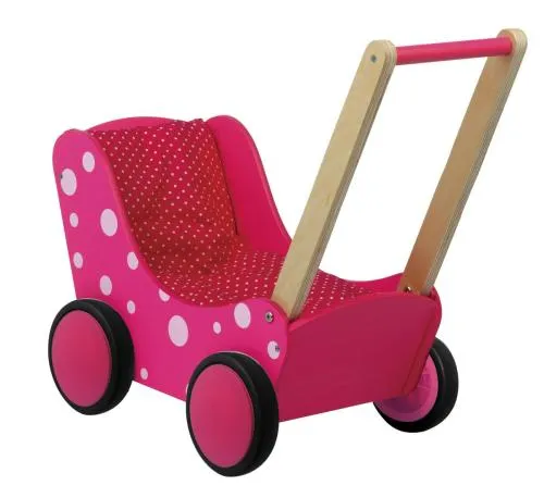 Schicker Puppenwagen Lauflernwagen Rosa | pink