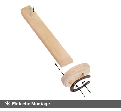 Putz-Hufe - einfache Montage