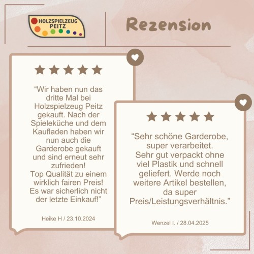 Was unsere Kunden zur Kindergarderobe klein sagen Was unsere Kunden zur Kindergarderobe klein sagen