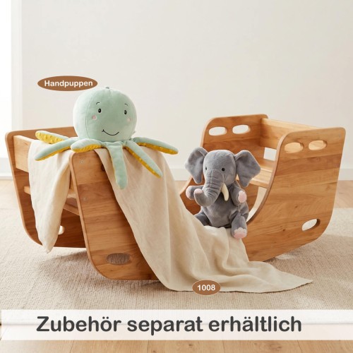 Zubehör für Schiffschaukel mit Spieltuch und Handpuppen für kreatives Spielen