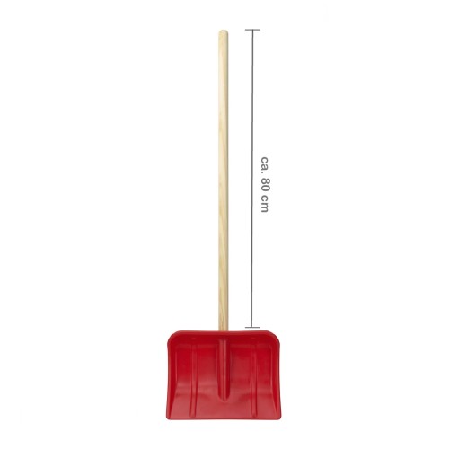 Schneeschaufel rot für Kinder