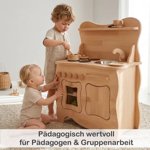 Spielküche pädagogisch wertvoll Lernen Kinder