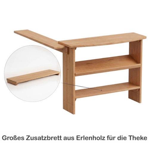 Kinder Spieltheke Buche - Zusatzregal