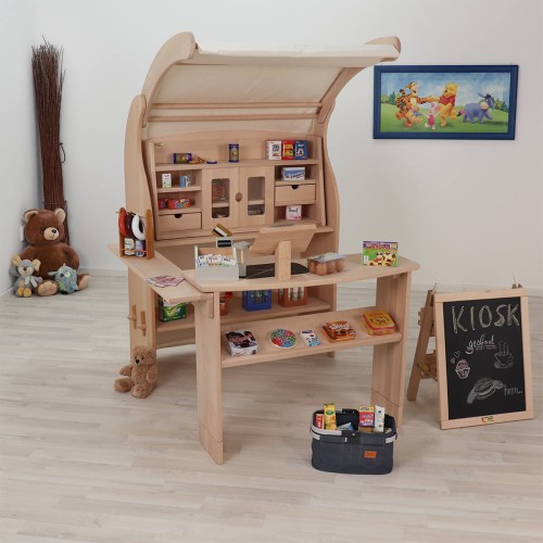 Halber Spielständer als Marktstand Kaufladen verwendbar