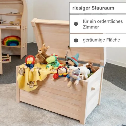 Große Spielzeugkiste mit Platz für viele Spielsachen