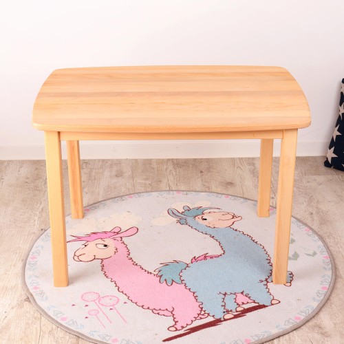 Kindertisch groß Seitenperspektive