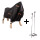 Set Bodenanker + Abdeckhaube