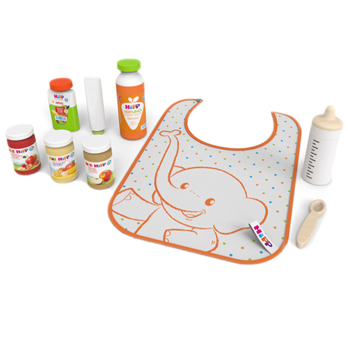 Puppen Hipp Set 9-teilig