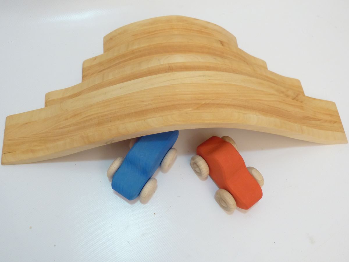 Autobrücke Holz Bauklötze Set günstig kaufen » Babyspielzeug