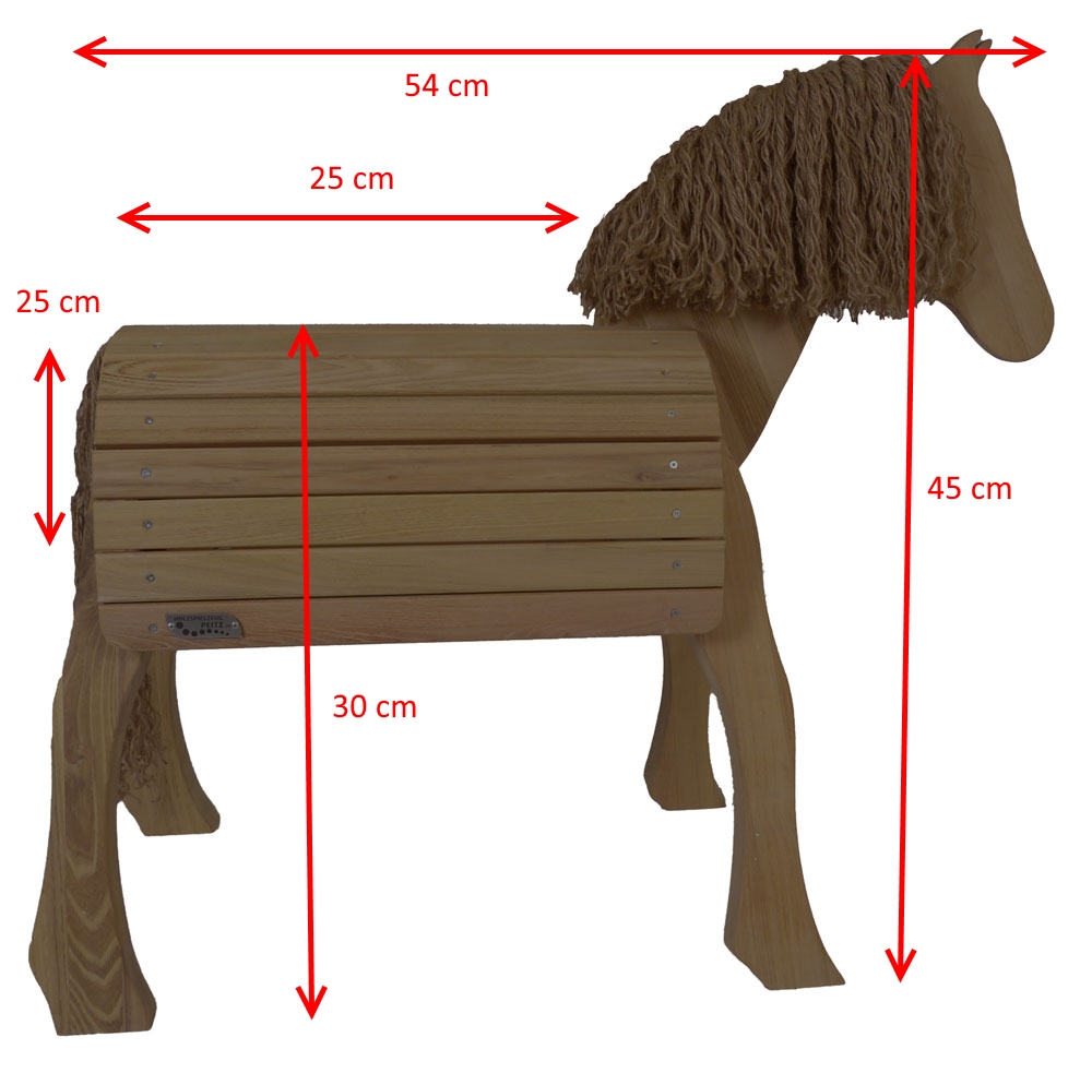 Holzpferd Voltigierpferd Holzpony Pferd Pony zum selbst zusammenstellen 
