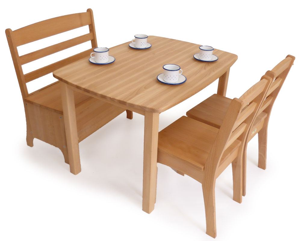 Bentley Kids Für Kinderzimmer Kinder Sitzgruppe Tisch & 2 Stühle Holz Safari-Design