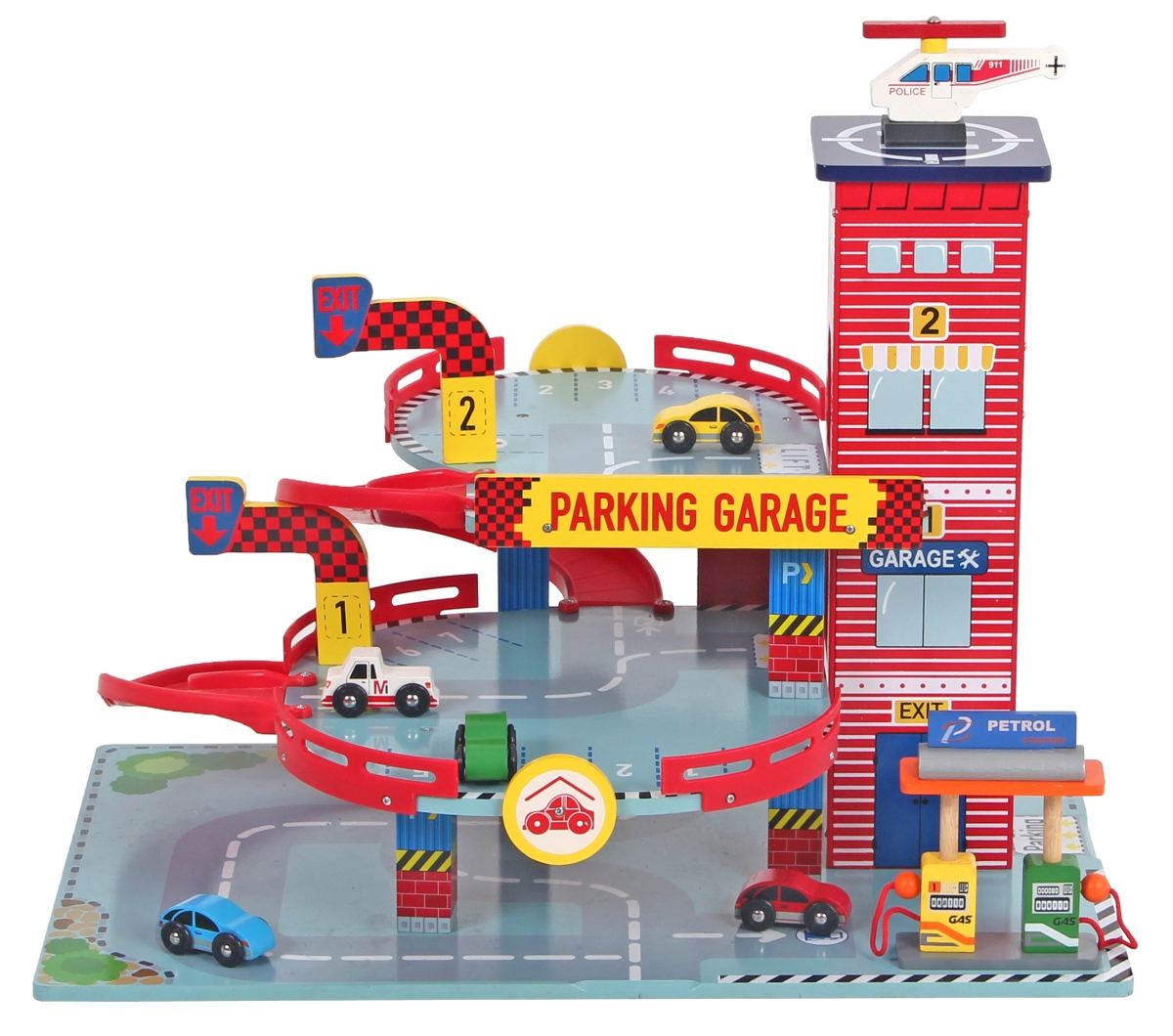 DIY Kinder Parkgarage Parkplatz Auto Garage Parkplatz Spielzeug Tracks PKW Set 