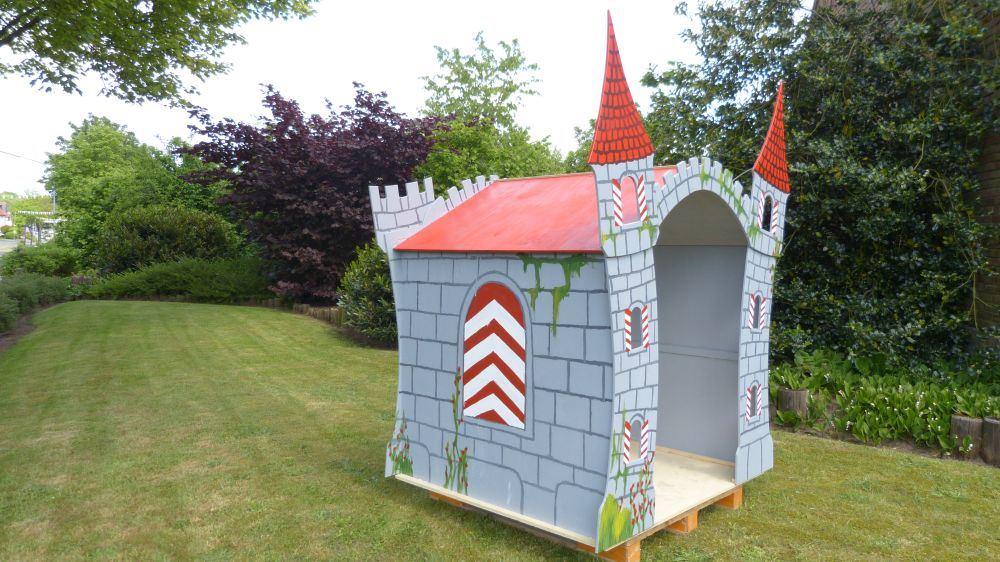 Ritterburg Outdoor Spielzeug 9010 Holz Spielzeug Peitz