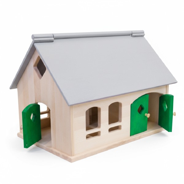 Kinder Bauernhof aus massiv Buche Vollholz