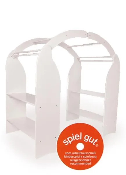 Weißer Spielständer "Juna" | Kinder- Spielhaus | Massivholz | Waldorf-Schatzhöhle Weißer Spielständer "Juna" | Kinder- Spielhaus | Massivholz | Waldorf-Schatzhöhle