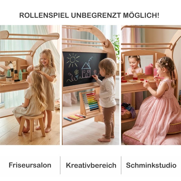 Kinder Schminktisch für Rollenspiel, Schminken und kreatives Malen