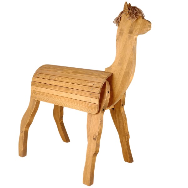 Alpaka Lama aus Holz für Kinder