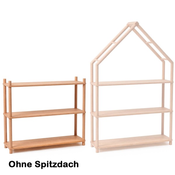 Bücherregal BERGEN - Ohne Spitzdach