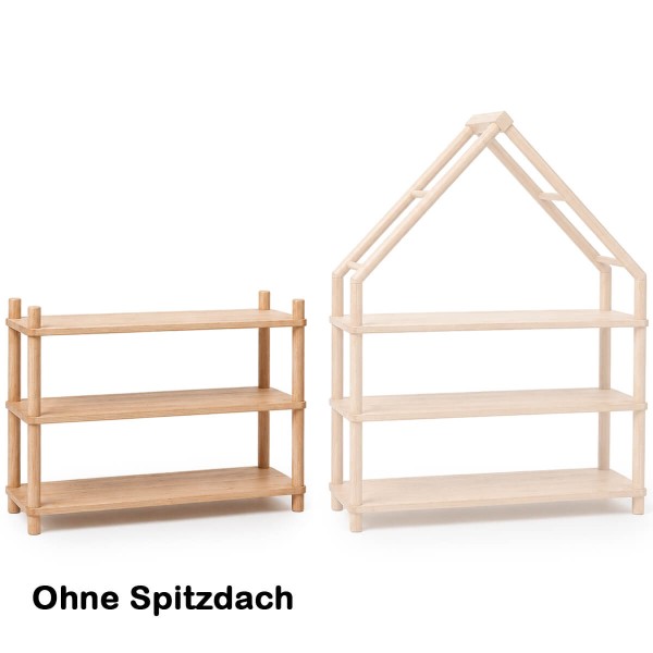 Montessori Regal Stockholm - Ohne Spitzdach