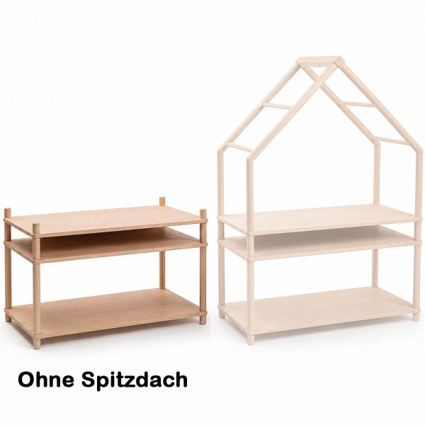 Spielregal LULU - Ohne Spitzdach
