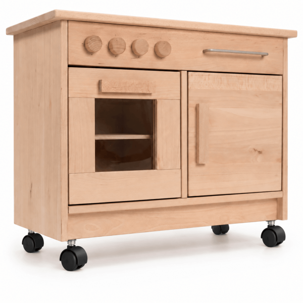 Kinderküche mit 4er Set Feststellbare Räder