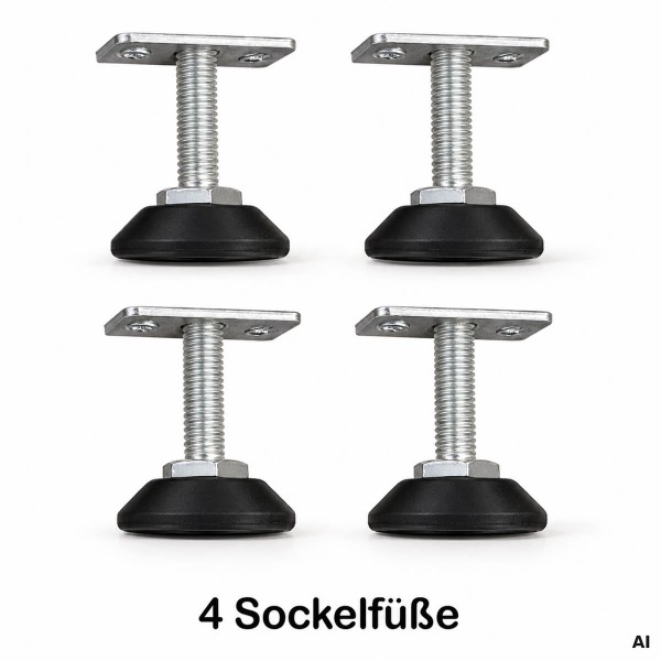Lieferumfang - 4 Sockelfüße