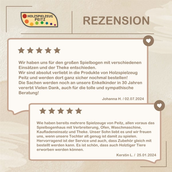 Kundenbewertungen zur Spieltheke mit Aufsatz zeigen Erfahrungen mit Qualität, Spielwert und vielseitiger Nutzung