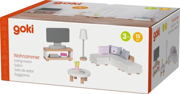 Wohnzimmer Puppenmöbelset verpackt