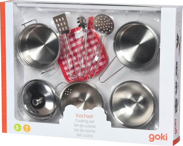 Kinderkochgeschirr verpackt