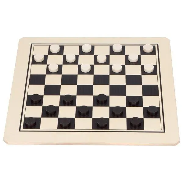 Extra großes Holz-Brettspiel | Dame und Mühle | Spiele-Set | Spielzeug für Kinder und Senioren 56791 Extra großes Holz-Brettspiel | Dame und Mühle | Spiele-Set | Spielzeug für Kinder und Senioren 56791