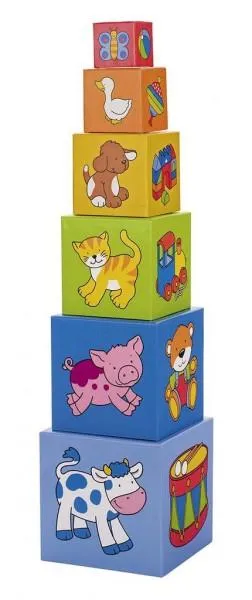 Lernspielzeug für Kleinkinder - Stapelwürfel Lernspielzeug für Kleinkinder - Stapelwürfel