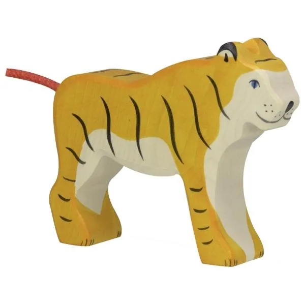 Tiger | Asien 1 Tier-Paket | Arche Spielfiguren | Holztiger