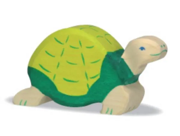 Schildkröte | Asien 2 Tier-Paket | Arche Spielfiguren | Holztiger