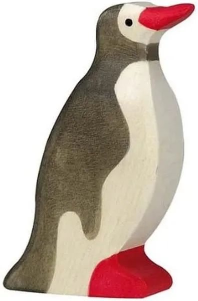 Pinguin und kleiner Pinguin | Amerika 2 Tier-Paket | Arche Spielfiguren | Holztiger