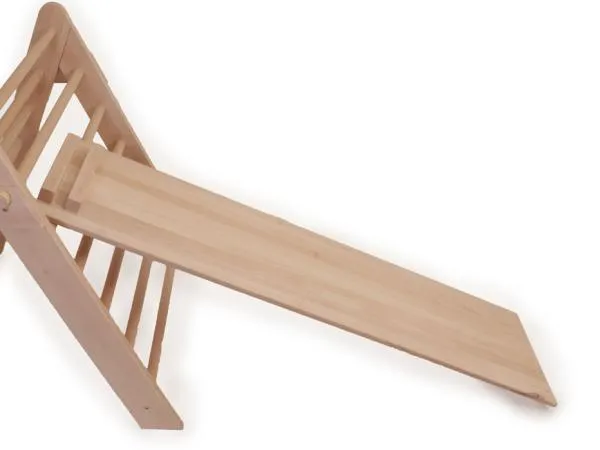 Rutsche 8061 für Kletterdreieck – Massivholz – stabiles Klettergerüst - Holz-Spielgerät – Aktiv-Spielzeug - gesund