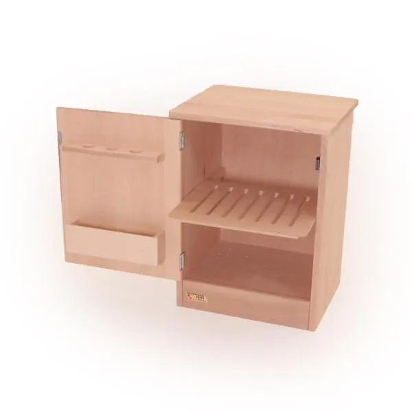 vielseitiger Kinder-Holz-Kuehlschrank mit Ablagemöglichkeiten | Getränkefach | Ei-Ablage | Kinderkuechen-Kuehlschrank | Spielzeug aus Massivholz vielseitiger Kinder-Holz-Kuehlschrank mit Ablagemöglichkeiten | Getränkefach | Ei-Ablage | Kinderkuechen-Kuehlschrank | Spielzeug aus Massivholz