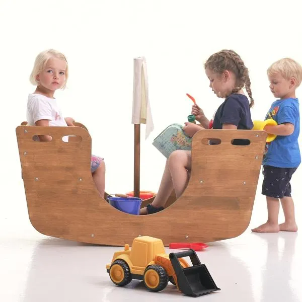 Outdoor-Kindermoebel-Schiffschaukel-Gartenspielzeug