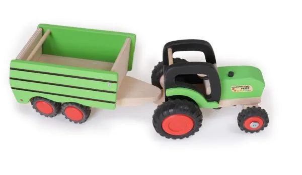 Kipper-Anhänger für Holz-Traktor-Spielfunktion Kipper-Anhänger für Holz-Traktor-Spielfunktion