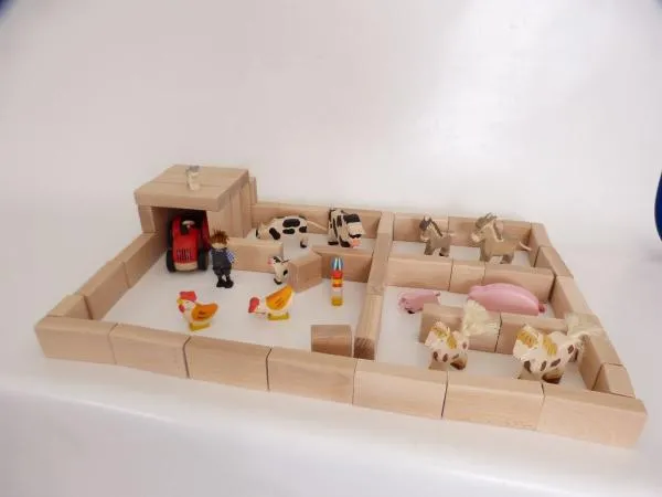 Spiel-Bauklötze, verschiedene Spielsituationen, Bauernhof, Zäune, Tiere,Bauen, Konstruieren, Bauklötze-Set, Holzbausteine, Kindergeburtstagsgeschenk, Kinder-Holzbausteine Spiel-Bauklötze, verschiedene Spielsituationen, Bauernhof, Zäune, Tiere,Bauen, Konstruieren, Bauklötze-Set, Holzbausteine, Kindergeburtstagsgeschenk, Kinder-Holzbausteine