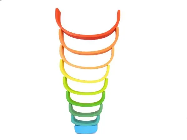 kreatives Bauen, stapelbar, Regenbogenholz- Bio-Babyspielzeug – Feinmotorik fördern – pädagogisches Spielzeug – Waldorf geeignet – Große Kinder-Holzbrücke kreatives Bauen, stapelbar, Regenbogenholz- Bio-Babyspielzeug – Feinmotorik fördern – pädagogisches Spielzeug – Waldorf geeignet – Große Kinder-Holzbrücke